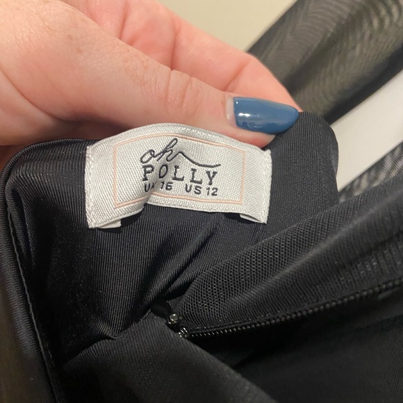 OhPolly black mesh mini dress - Picture 3 of 7